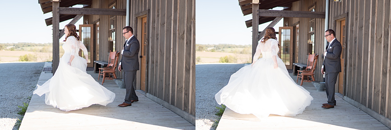 Weston-Red-Barn-Farm-Wedding-First-Look-Photos-KC-Wedding-Photographer-Emily-Lynn-Photography