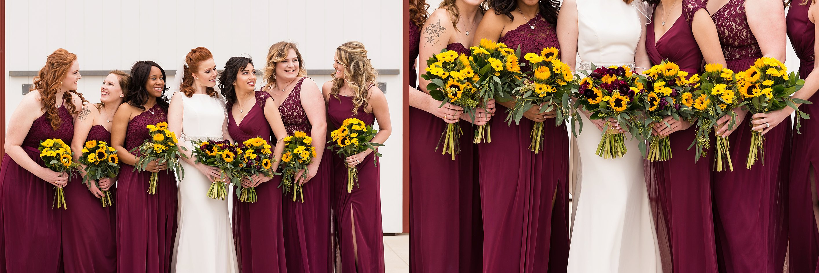 Bridesmaids Photos. Wedding-Party-Photos-The-Barn-at-Kill-Creek-Wedding-Photos-De-Soto-KS-Emily-Lynn-Photography