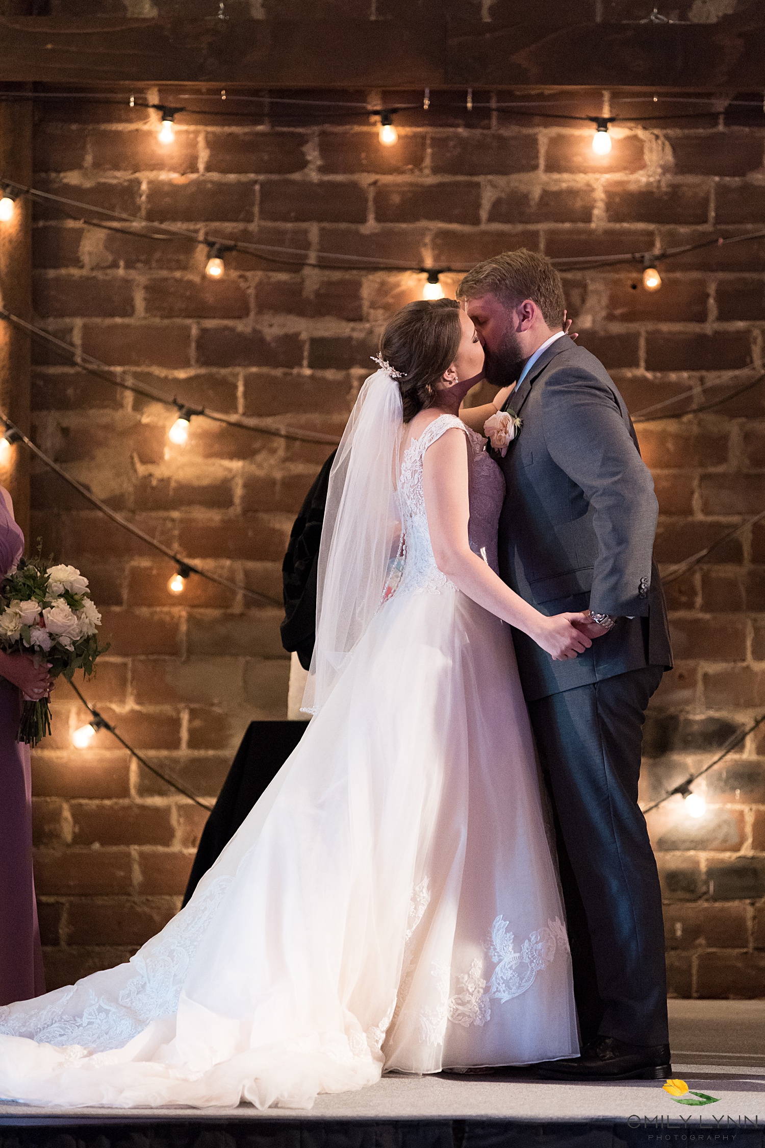 First Kiss Wedding-Photos-at-the-Vox-Theatre-KC-Wedding-Photographer-Emily-Lynn-Photography_0095