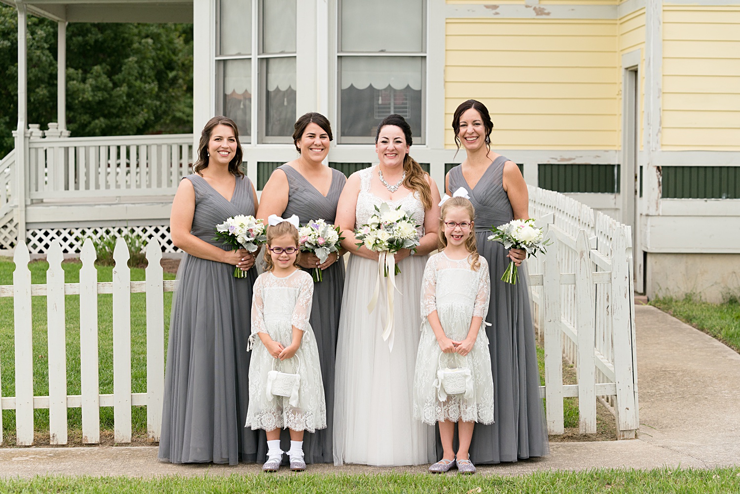 Bridal party photos. VVI Wedding - Victoria Veranda Country Inn Wedding Photos- Lawrence, KS-Wedding-Photographer-Emily-Lynn-Photography