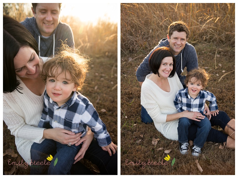 Family photo session Clinton Lake in Lawrence KS
