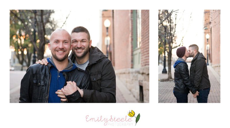 Same-sex engagement photographer Kansas City