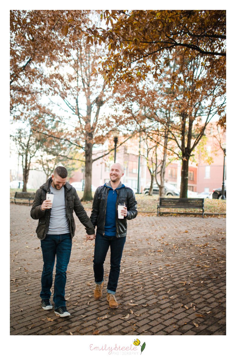 Same-sex engagement photographer Kansas City