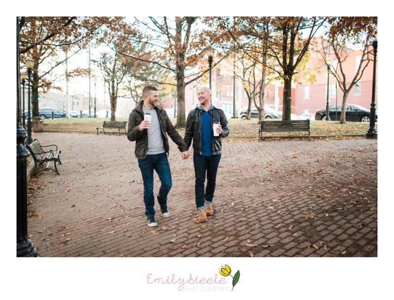 Same-sex engagement photos Kansas City