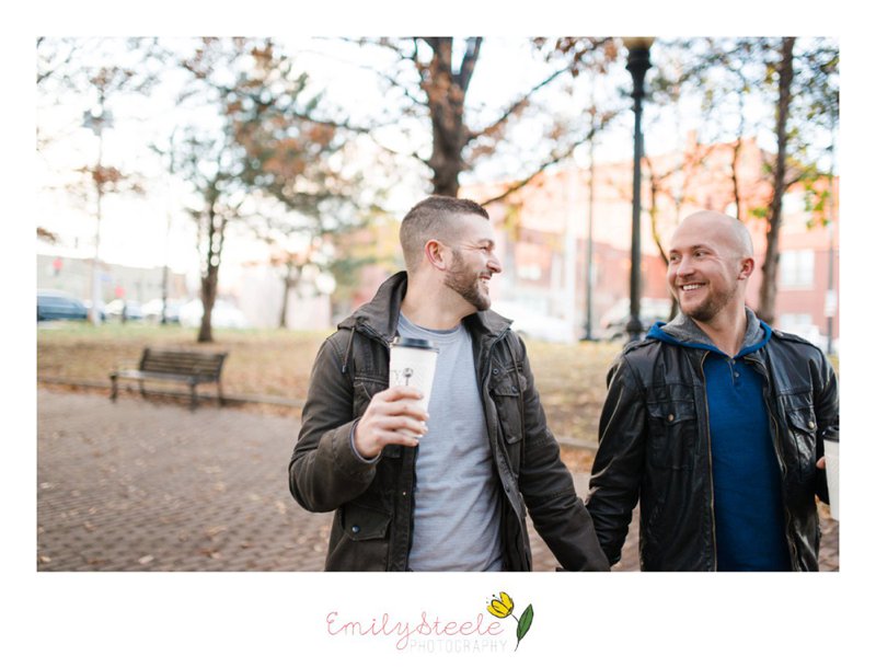 Same-sex engagement photos