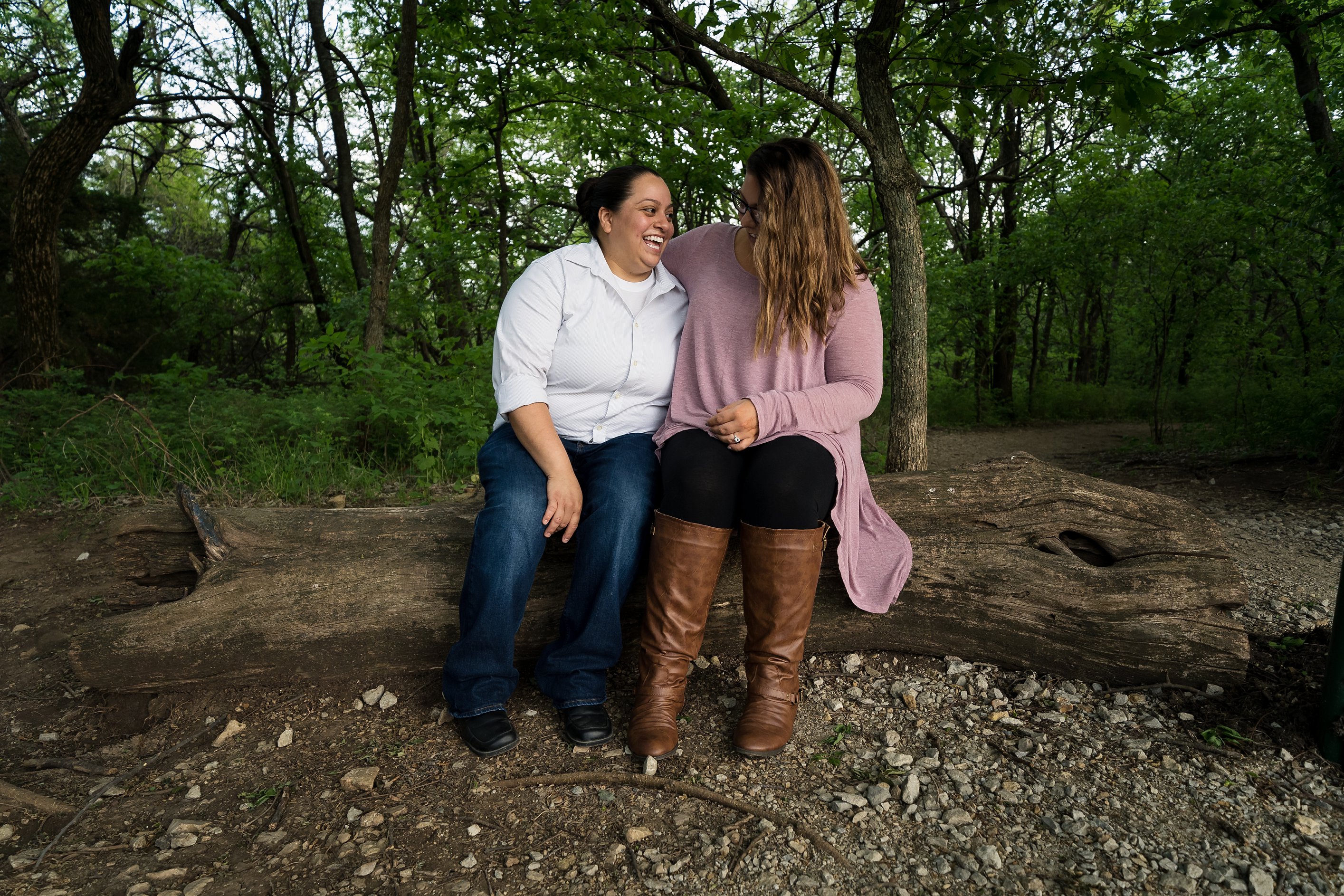 Engagement-Photos-Clinton-Lake-LGBTQ-Friendly-Engagement-Photographer-Same-Sex-Engagement-Photos-Lawrence, KS-Emily-Lynn-Photography