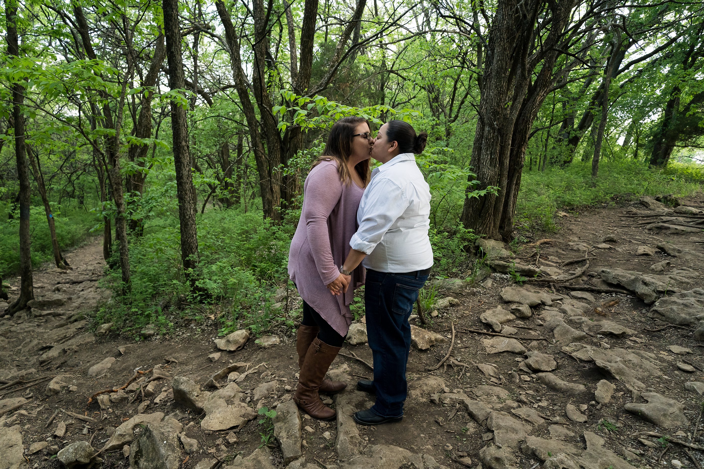 Clinton State Park Engagement Photos Engagement-Photos-Clinton-Lake-LGBTQ-Friendly-Engagement-Photographer-Same-Sex-Engagement-Photos-Lawrence, KS-Emily-Lynn-Photography