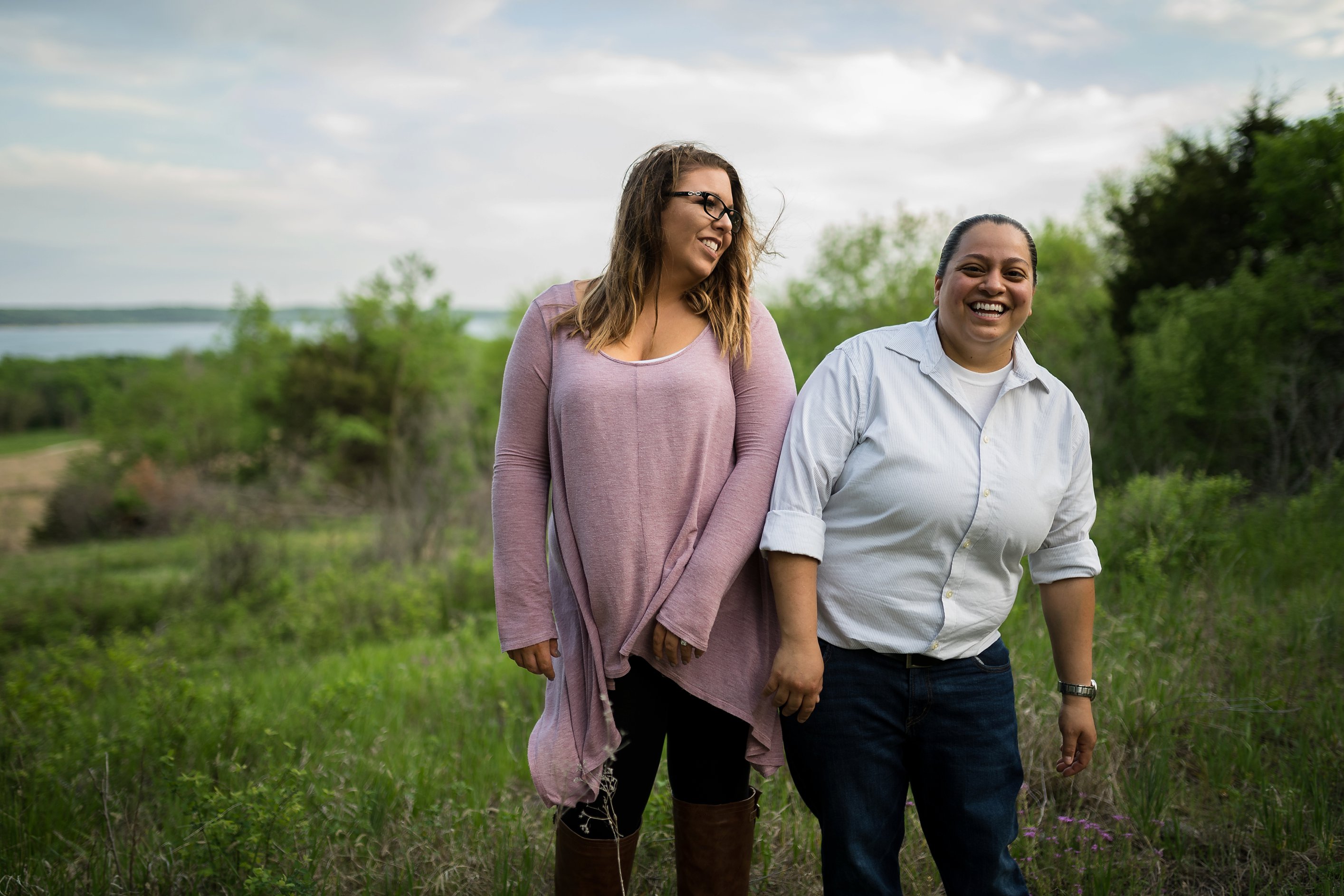 Engagement-Photos-Clinton-Lake-LGBTQ-Friendly-Engagement-Photographer-Same-Sex-Engagement-Photos-Lawrence, KS-Emily-Lynn-Photography