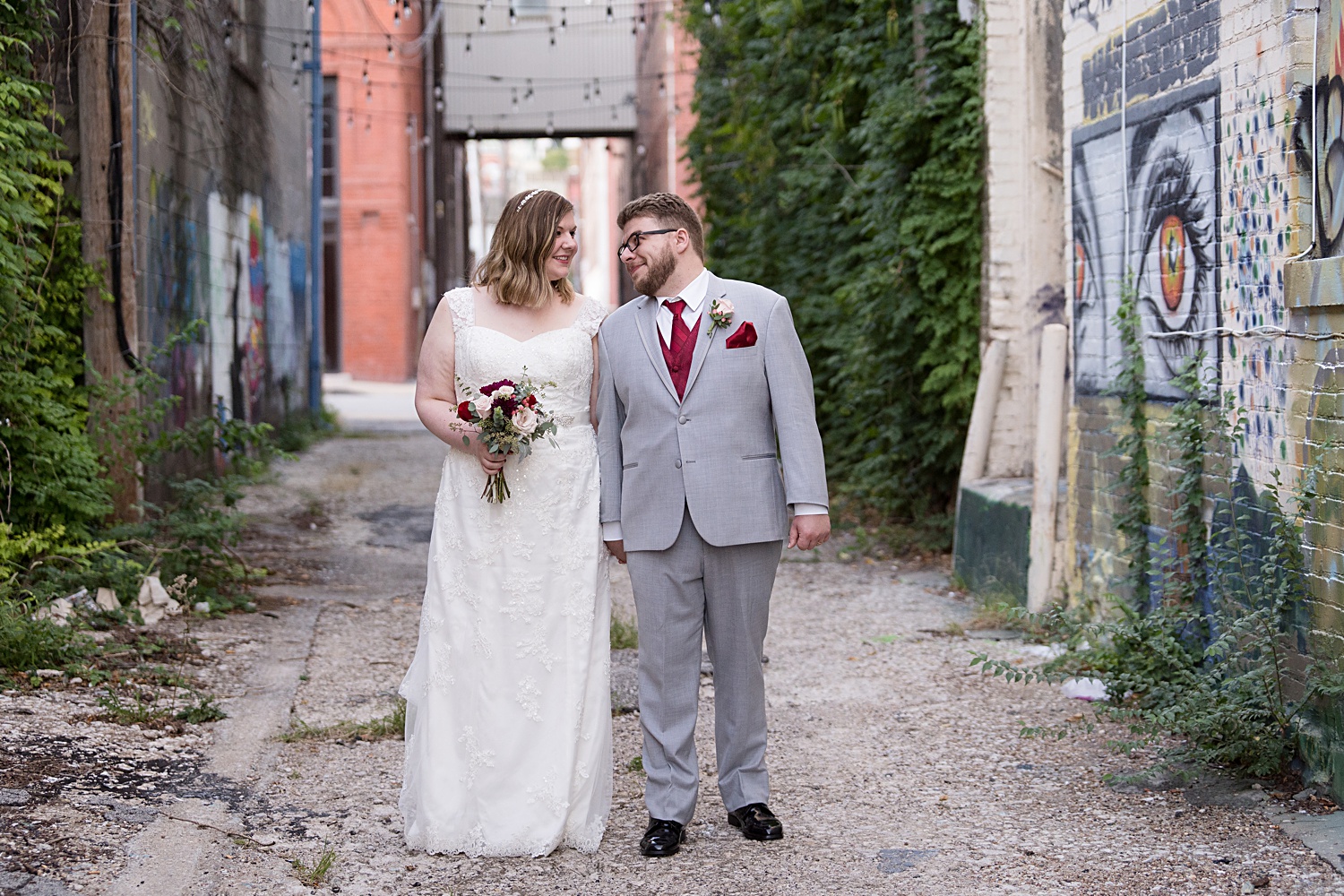 Downtown KC Couple's Wedding Photos. KC-Wedding-Photographer-Cellar 222 Wedding Photos-Kansas-City-Wedding-Photographer-Emily-Lynn-Photography