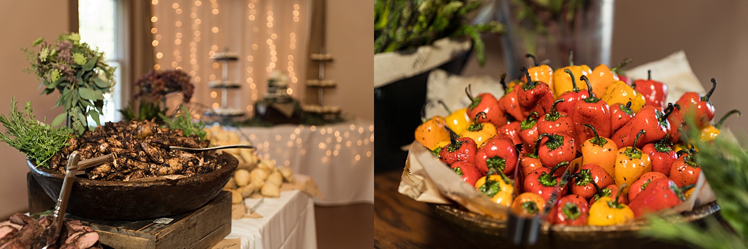 Wedding Food. The Russell. Victoria Veranda Country Inn Wedding Photos-Lawrence-Wedding-Photographer-Emily-Lynn-Photography